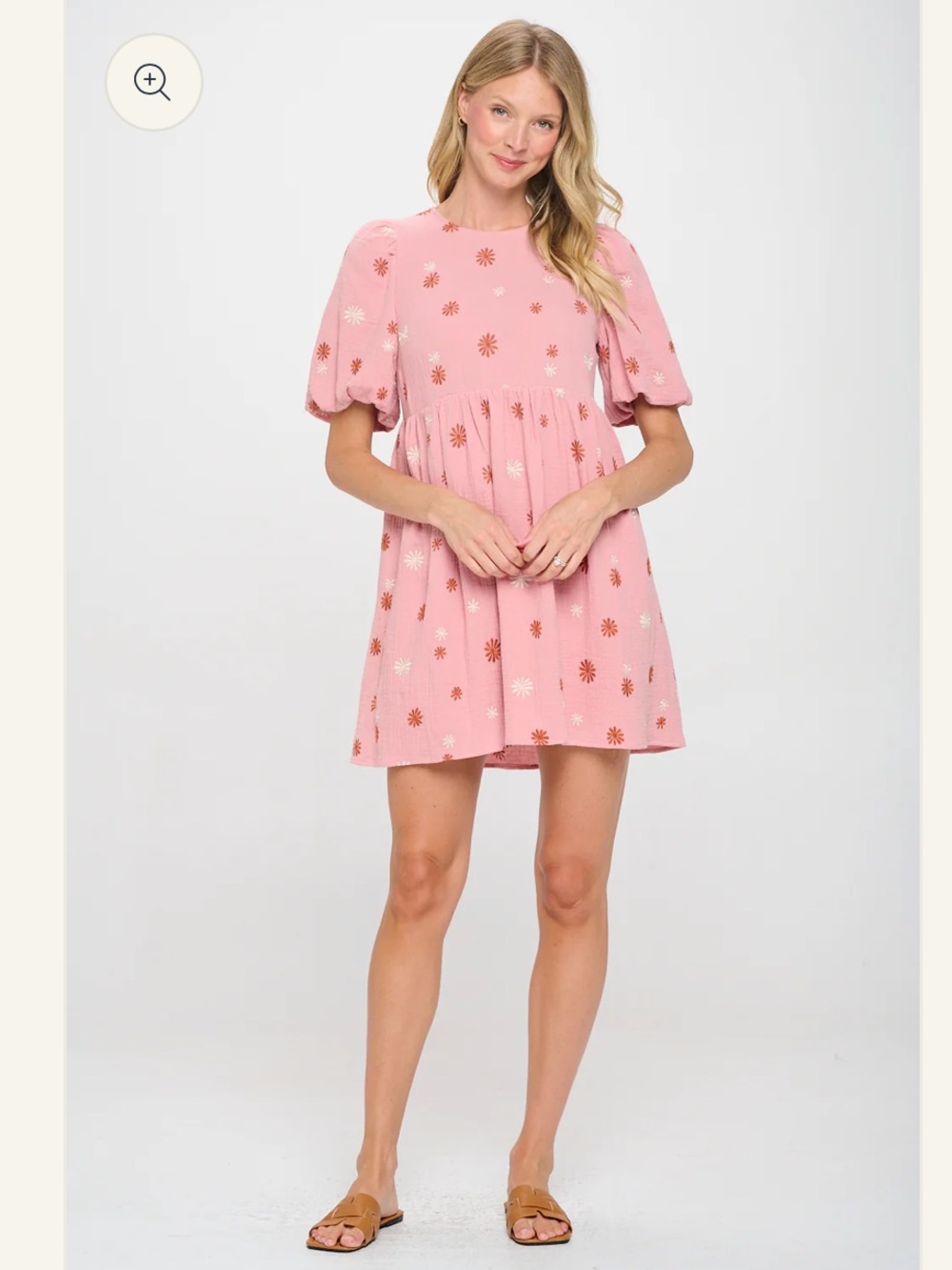 Meet me in Santorini Floral Mauve Dress